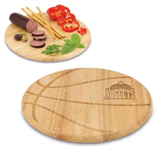 Denver Nuggets Basketball Free Throw Cutting Board - Click Image to Close