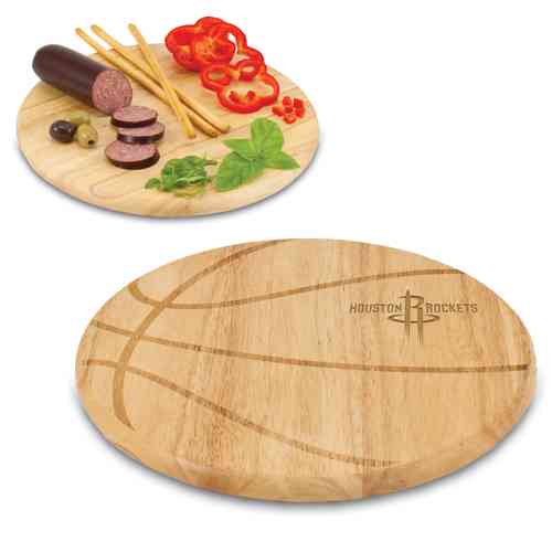 Houston Rockets Basketball Free Throw Cutting Board - Click Image to Close