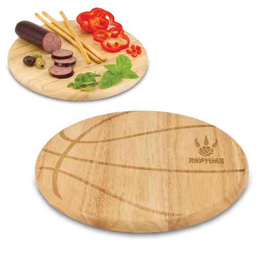 Toronto Raptors Basketball Free Throw Cutting Board - Click Image to Close