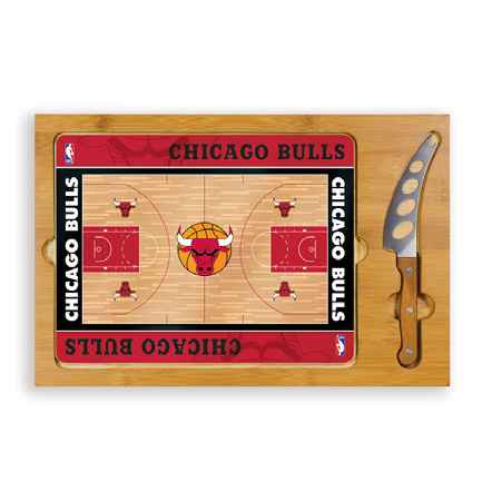 Chicago Bulls Icon Cheese Tray - Click Image to Close