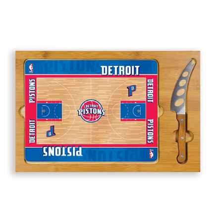 Detroit Pistons Icon Cheese Tray - Click Image to Close