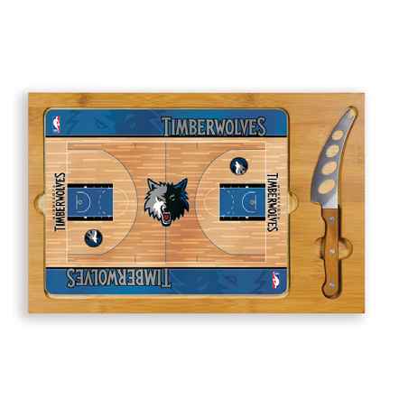 Minnesota Timberwolves Icon Cheese Tray - Click Image to Close