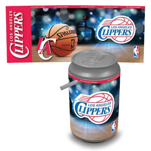 Los Angeles Clippers Mega Can Cooler - Click Image to Close