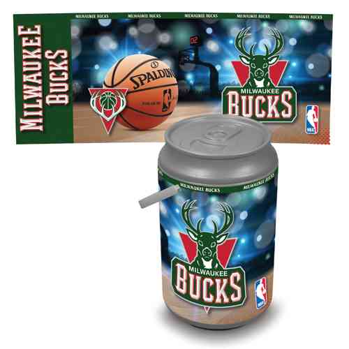 Milwaukee Bucks Mega Can Cooler - Click Image to Close