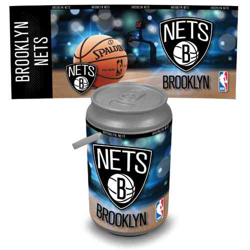 Brooklyn Nets Mega Can Cooler - Click Image to Close