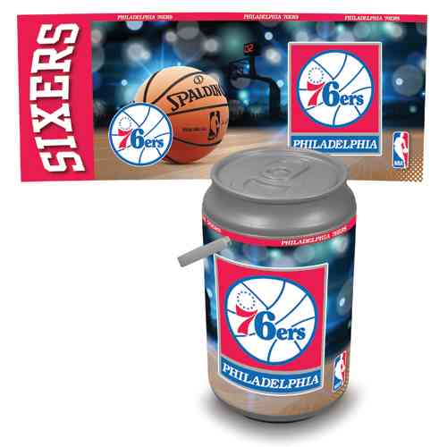 Philadelphia 76ers Mega Can Cooler - Click Image to Close