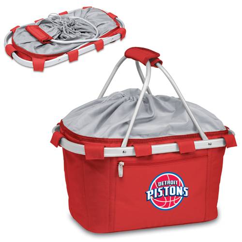 Detroit Pistons Metro Basket - Red - Click Image to Close