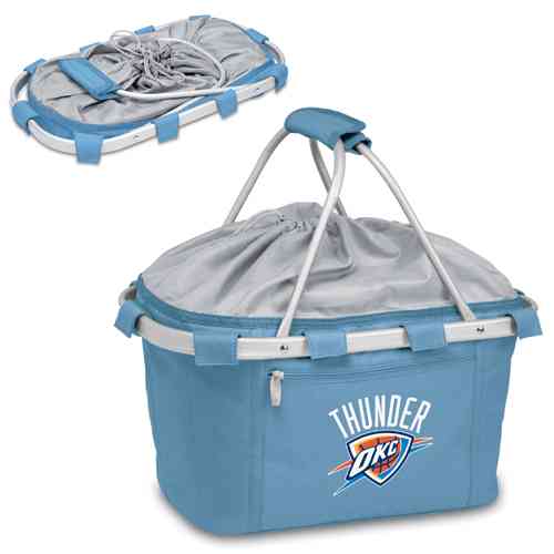 Oklahoma City Thunder Metro Basket - Sky Blue - Click Image to Close