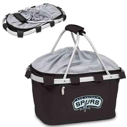 San Antonio Spurs Metro Basket - Black - Click Image to Close