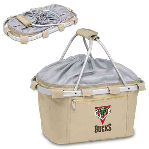 Milwaukee Bucks Metro Basket - Cream - Click Image to Close