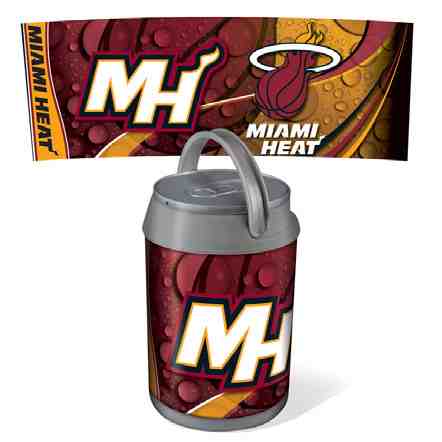 Miami Heat Mini Can Cooler - Click Image to Close
