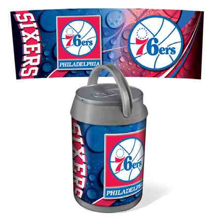 Philadelphia 76ers Mini Can Cooler - Click Image to Close