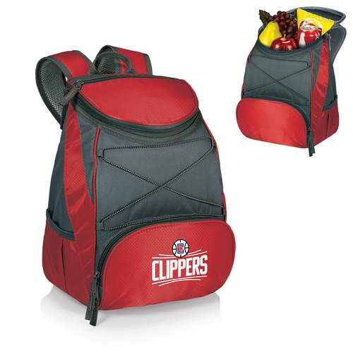 Los Angeles Clippers PTX Backpack Cooler - Red - Click Image to Close