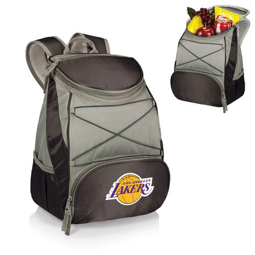 Los Angeles Lakers PTX Backpack Cooler - Black - Click Image to Close