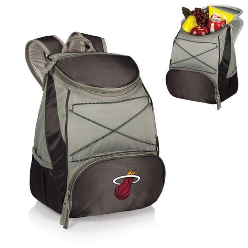 Miami Heat PTX Backpack Cooler - Black - Click Image to Close
