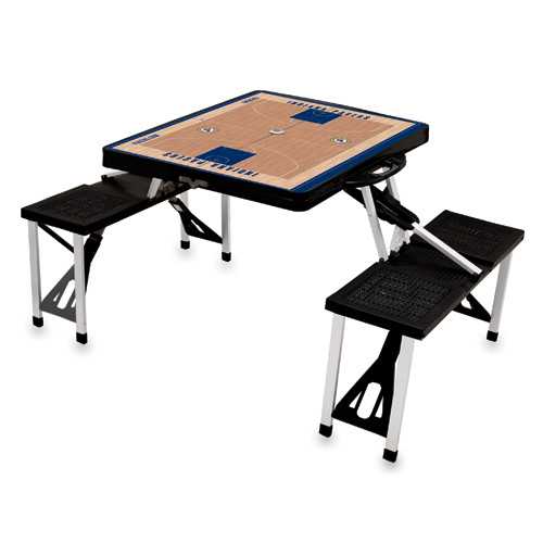 Indiana Pacers Basketball Picnic Table with Seats - Black - Click Image to Close