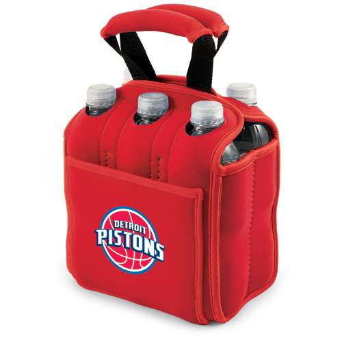 Detroit Pistons Six-Pack Beverage Buddy - Red - Click Image to Close