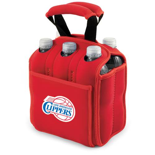 Los Angeles Clippers Six-Pack Beverage Buddy - Red - Click Image to Close