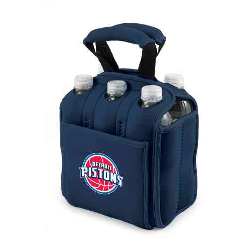 Detroit Pistons Six-Pack Beverage Buddy - Navy - Click Image to Close