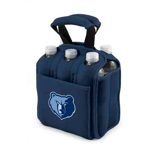 Memphis Grizzlies Six-Pack Beverage Buddy - Navy - Click Image to Close