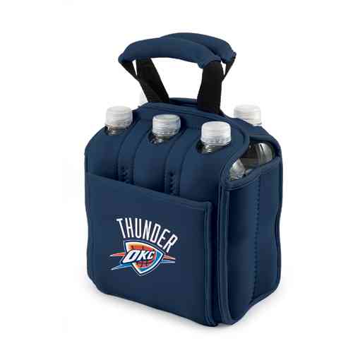 Oklahoma City Thunder Six-Pack Beverage Buddy - Navy - Click Image to Close
