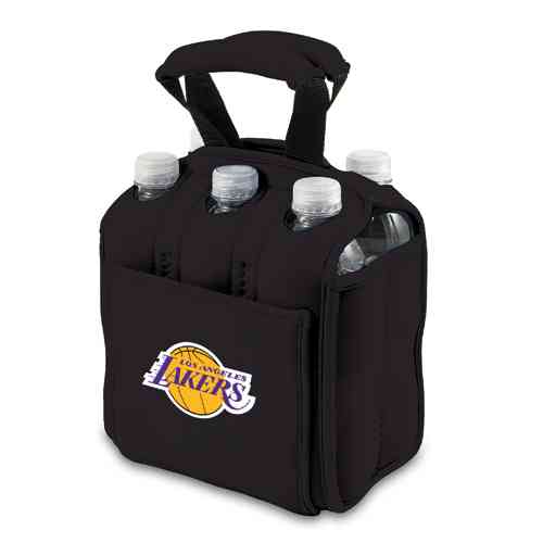 Los Angeles Lakers Six-Pack Beverage Buddy - Black - Click Image to Close