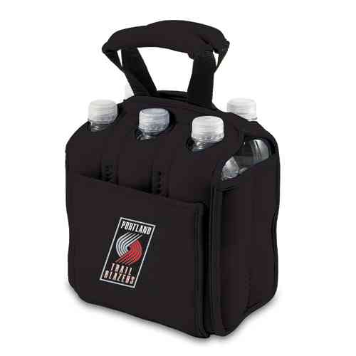 Portland Trail Blazers Six-Pack Beverage Buddy - Black - Click Image to Close