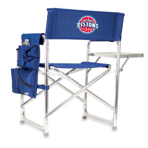 Detroit Pistons Sports Chair - Navy - Click Image to Close