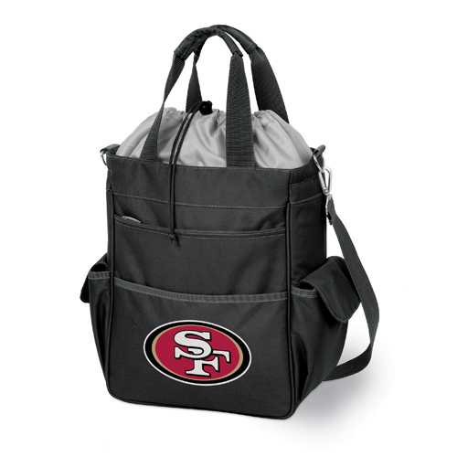 San Francisco 49ers Activo Tote - Black - Click Image to Close