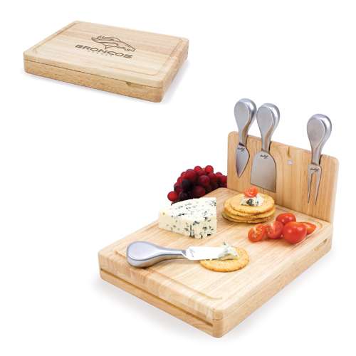 Denver Broncos Asiago Cutting Board & Tools - Click Image to Close