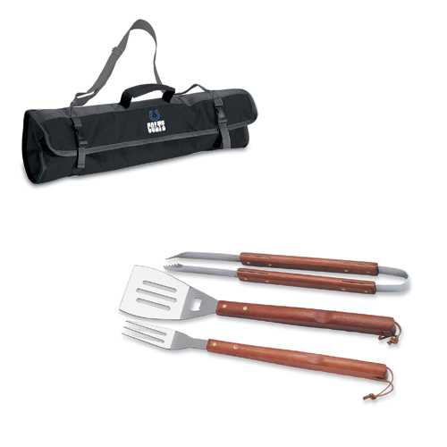 Indianapolis Colts 3 Piece BBQ Tool Set With Tote - Click Image to Close