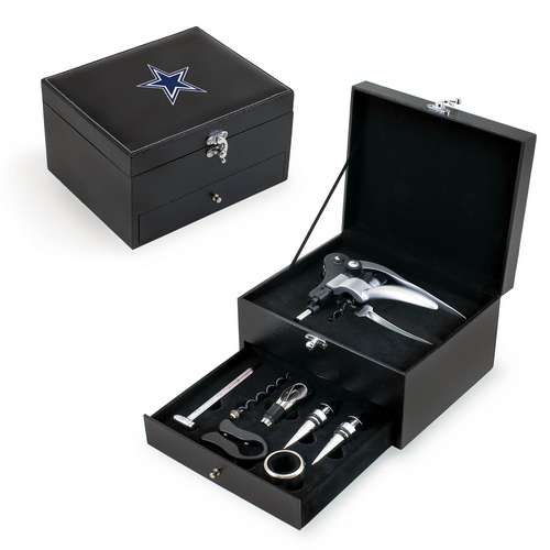 Dallas Cowboys Cabernet Wine Accessory Set - Click Image to Close