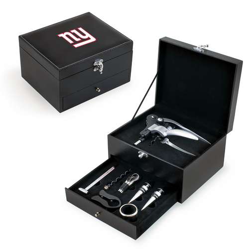New York Giants Cabernet Wine Accessory Set - Click Image to Close