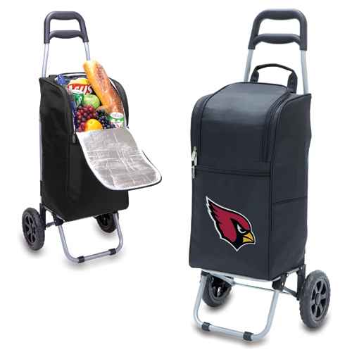 Arizona Cardinals Cart Cooler - Black - Click Image to Close