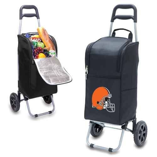 Cleveland Browns Cart Cooler - Black - Click Image to Close