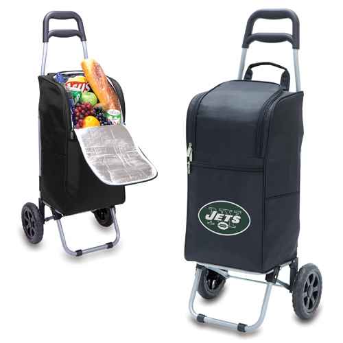 New York Jets Cart Cooler - Black - Click Image to Close