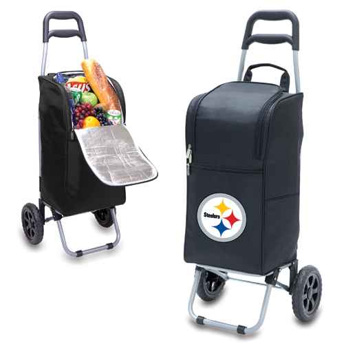 Pittsburgh Steelers Cart Cooler - Black - Click Image to Close