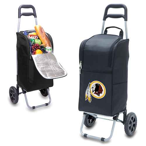 Washington Redskins Cart Cooler - Black - Click Image to Close