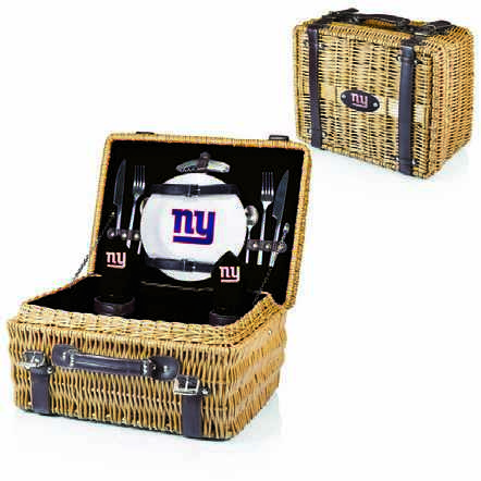 New York Giants Champion Picnic Basket - Black - Click Image to Close