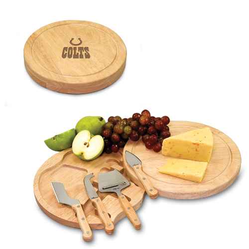 Indianapolis Colts Circo Cutting Board & Cheese Tools - Click Image to Close