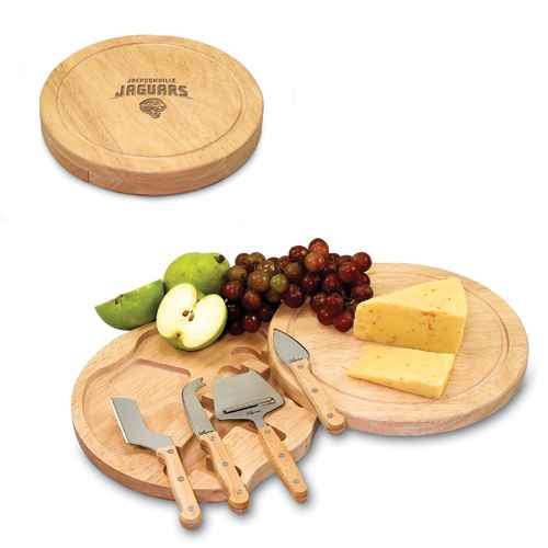 Jacksonville Jaguars Circo Cutting Board & Cheese Tools - Click Image to Close
