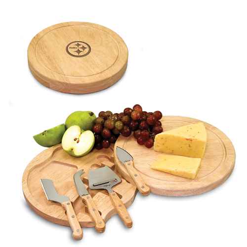 Pittsburgh Steelers Circo Cutting Board & Cheese Tools - Click Image to Close