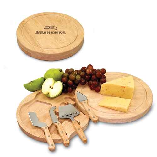 Seattle Seahawks Circo Cutting Board & Cheese Tools - Click Image to Close