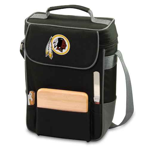 Washington Redskins Duet Wine & Cheese Tote - Black - Click Image to Close