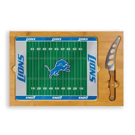 Detroit Lions Icon Cheese Tray - Click Image to Close