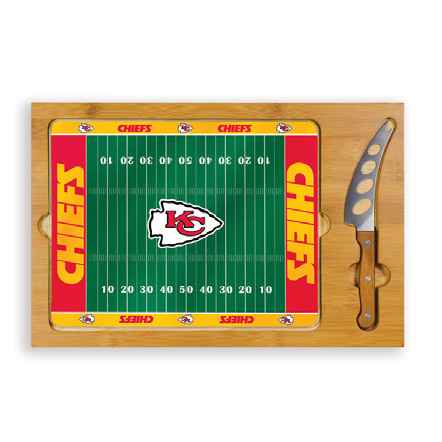 Kansas City Chiefs Icon Cheese Tray - Click Image to Close