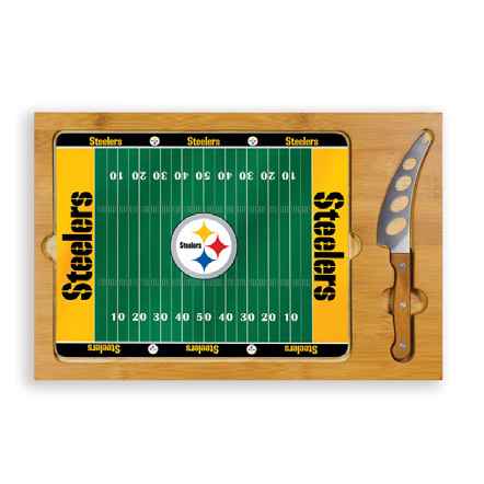 Pittsburgh Steelers Icon Cheese Tray - Click Image to Close