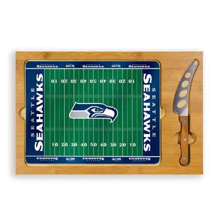 Seattle Seahawks Icon Cheese Tray - Click Image to Close