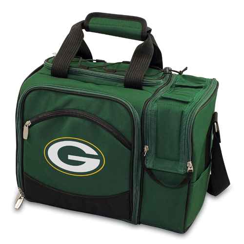 Green Bay Packers Malibu Picnic Pack - Hunter Green - Click Image to Close