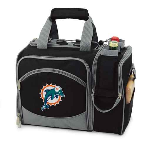 Miami Dolphins Malibu Picnic Pack - Black - Click Image to Close